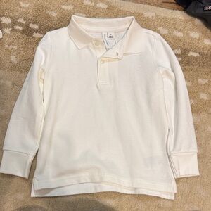 Janie and Jack Classic Cream Polo